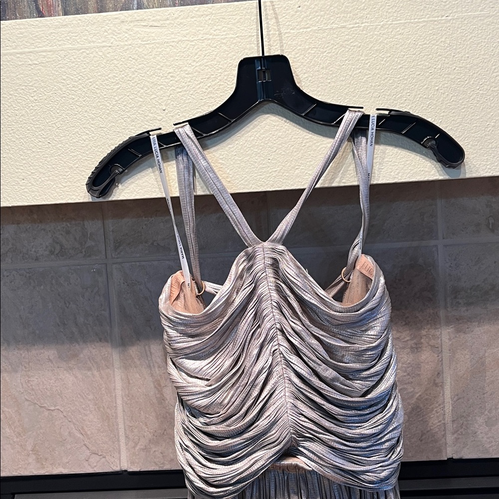 Maria Lucia Hohan Ravisa Gown in Gunmetal - Picture 5 of 11